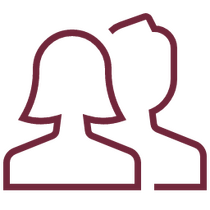 איור של גבר ואשה